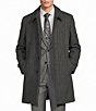 Hickey Freeman Herringbone Single Breasted Topcoat - Image 1