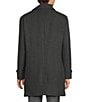 Hickey Freeman Herringbone Single Breasted Topcoat - Image 3