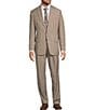 Hickey Freeman Hickey Flat Front Reverse Pleat Plaid Print 2-Piece Suit - Image 1