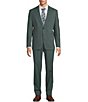Hickey Freeman Hudson Modern Fit Flat Front Solid 2-Piece Suit - Image 1