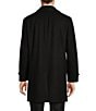 Color:Black - Image 2 - Long Sleeve Wool-Blend Top Coat