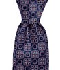 Hickey Freeman Medallion 3 1/4#double; Silk Tie - Image 3