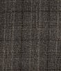 Hickey Freeman Modern Fit Flat Front Flannel Plaid Pattern 2-Piece Suit, Color:Charcoal/Brown - Image 3