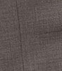 Hickey Freeman Modern Fit Flat Front Solid 2-Piece Suit, Color:Medium Grey - Image 3