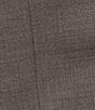 Hickey Freeman Modern Fit Flat Front Solid 2-Piece Suit, Color:Medium Grey - Image 3