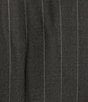 Color:Medium Grey - Image 3 - Modern Fit Flat Front Stripe Pattern 2-Piece Suit