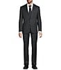 Hickey Freeman Modern Fit Plaid Print 2-Piece Suit, Color:Charcoal - Image 1