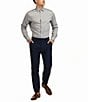 Hickey Freeman Modern Fit Spread Collar Solid Dress Shirt - Image 4