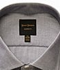 Hickey Freeman Modern Fit Spread Collar Solid Dress Shirt - Image 6