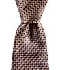 Hickey Freeman Neat Pattern Traditional Silk Tie - Image 1