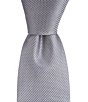 Hickey Freeman Solid Textured Narrow 3#double; Woven Silk Tie - Image 1