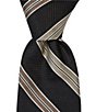 Hickey Freeman Stripe Traditional Point Tip Tie - Image 2