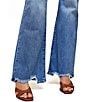 Hidden Jeans Happi Distressed Flare Jeans, Color:Medium Wash - Image 5