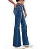 Hidden Jeans Happi Mid Rise Flare Jeans, Color:Dark Wash - Image 3