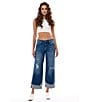 Hidden Jeans Logan Distressed Cuffed Jeans, Color:Medium Wash - Image 4