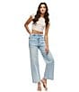 Hidden Jeans Logan High Rise Stretch Dad Jeans, Color:Light Wash - Image 5