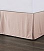 Color:Blush - Image 1 - Hera Collection Washed Linen Tailored Bed Skirt