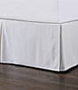 Color:White - Image 1 - Hera Collection Washed Linen Tailored Bed Skirt