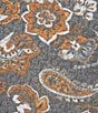 Color:Gray - Image 4 - Paseo Road by HiEnd Accents Abbie Western Floral Paisley Pattern Quilt Mini Set