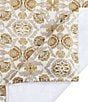 HiEnd Accents Andie Washed Linen Tuscan Marigold Medallion Pattern Floral Comforter Mini Set, Color:Yellow - Image 3