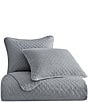 Color:Gray - Image 2 - Anna Diamond Quilted Coverlet Mini Set