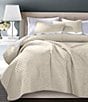Color:Light Tan - Image 1 - Anna Diamond Quilted Coverlet Mini Set