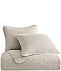 Color:Light Tan - Image 2 - Anna Diamond Quilted Coverlet Mini Set