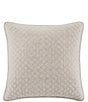 Color:Light Tan - Image 1 - Indigo Hill by HiEnd Accents Anna Diamond Quilted Euro Sham