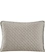 Color:Taupe - Image 1 - Indigo Hill by HiEnd Accents Anna Diamond Quilted Pillow Sham, Pair