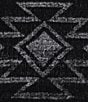 Color:Black/White - Image 3 - Antigua 100% Wool Handwoven Fringed Throw Blanket