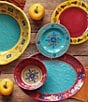 Color:Multi - Image 2 - Bonita Melamine Collection Dinner Plate, Set of 4
