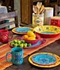 Color:Multi - Image 3 - Bonita Melamine Collection Dinner Plate, Set of 4