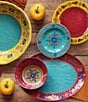 Color:Multi - Image 3 - Bonita Melamine Collection Serving Bowl