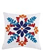 Color:Red/Multi - Image 1 - Paseo Road by HiEnd Accents Bonita Outdoor Floral Pillow
