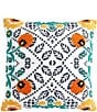 Color:Multi - Image 1 - Paseo Road by HiEnd Accents Bonita Floral Motif Outdoor Pillow