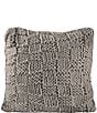 Color:Taupe - Image 1 - Cozy Neutral Chess Knit Euro Sham