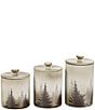 Color:Multi - Image 2 - Clearwater Pines 19-Piece Dinnerware and Canister Set