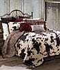 Color:Brown/Multi - Image 1 - Paseo Road by HiEnd Accents Cowhide Reversible Quilt Mini Set