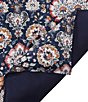 HiEnd Accents Derby Washed Linen Comforter Mini Set, Color:Navy/Multi - Image 3