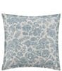 HiEnd Accents Floral Chantilly Washed Linen Blend Euro Sham - Image 1