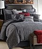 Color:Black - Image 1 - Hamilton Tweed Duvet Cover Mini Set