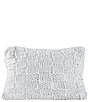 Color:Gray - Image 1 - Hand Knitted Chess Dutch Euro Pillow