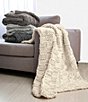 Color:Grey Taupe - Image 2 - Hand Knitted Chess Throw