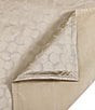 Color:Light Gold - Image 5 - Honeycomb Jacquard Shimmering Comforter Mini Set