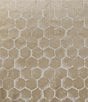 Color:Light Gold - Image 6 - Honeycomb Jacquard Shimmering Duvet Cover Mini Set