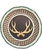 Color:Multi - Image 1 - Joshua Melamine Deer Horn Houndstooth Serving Bowl