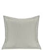 Color:Light Gray - Image 1 - Luna Collection Single Flanged Washed Linen Pillow