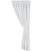Color:White - Image 1 - Luna Collection Washed Lined Drapery Panel