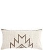 Color:Cream/Gray - Image 1 - Maguey Collection Hand Woven Oblong Pillow