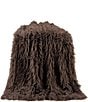 Color:Chocolate - Image 1 - Mongolian Faux Fur Throw Blanket